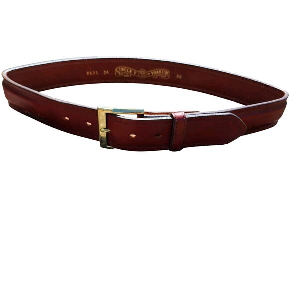 Vintage Western Women’s Leather Belt Circle Y Of Yoakum Size 30 8593 - Picture 2 of 7